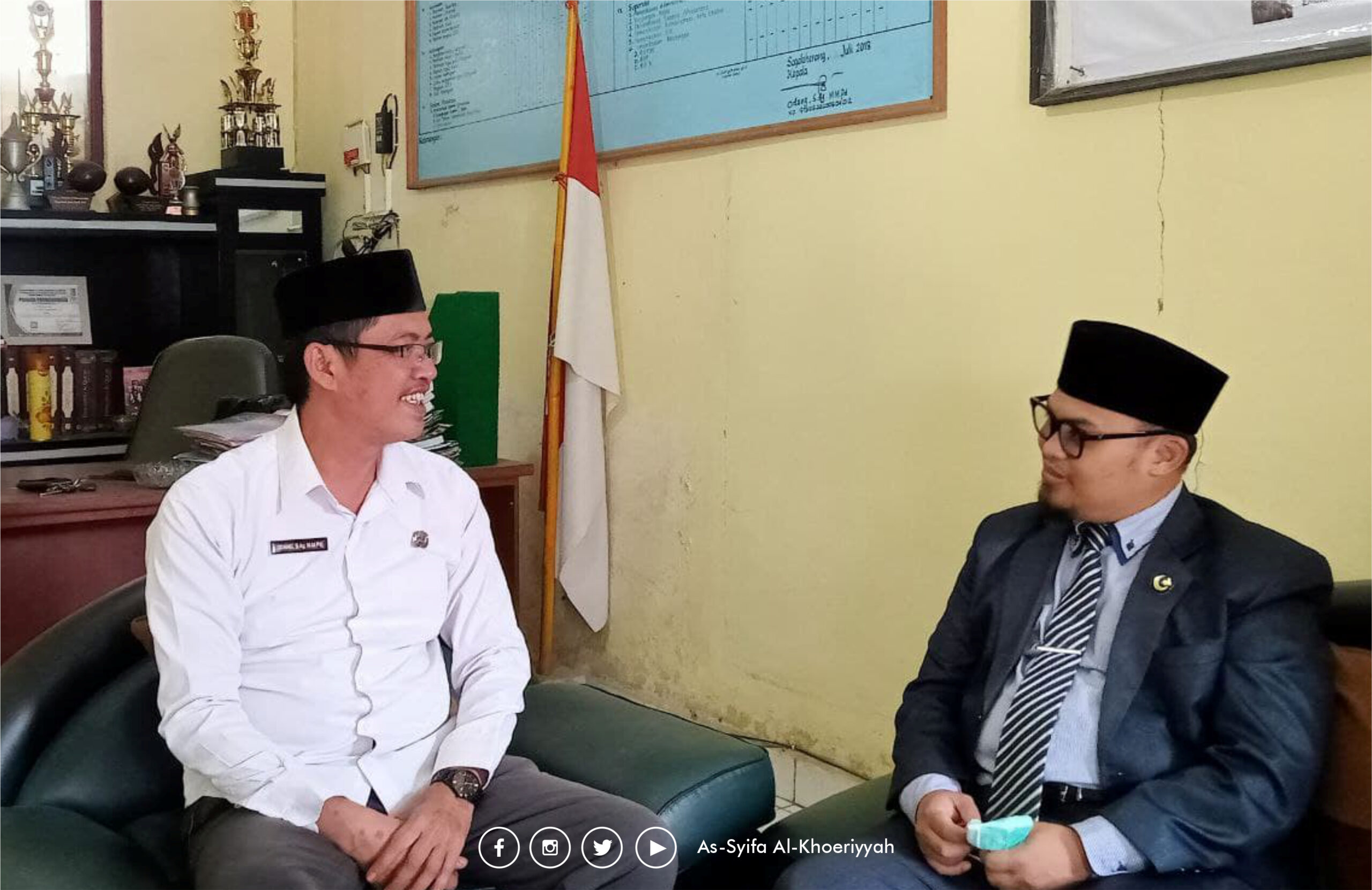 Perkuat Sinergi Antar Pesantren,  Manajemen Ponpes As-Syifa Sagalaherang Berkunjung ke Ponpes Al Jumhuriyah