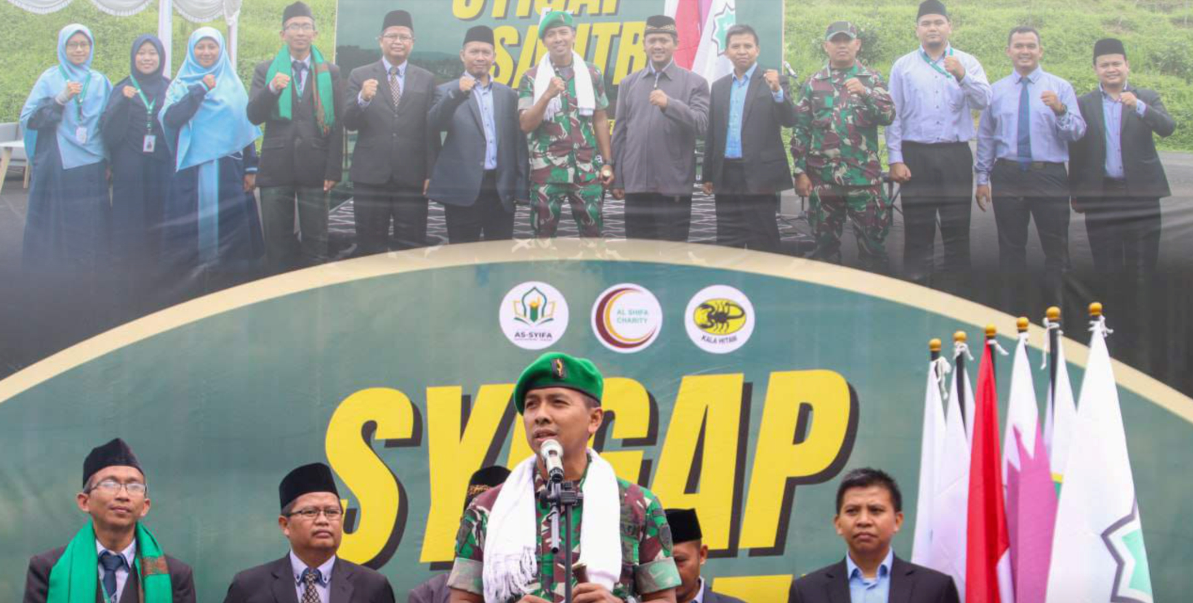 Ponpes As-Syifa Sagalaherang Bersinergi dengan Yonif 312/Kala Hitam Gelar SYIGAP For Santri 2023