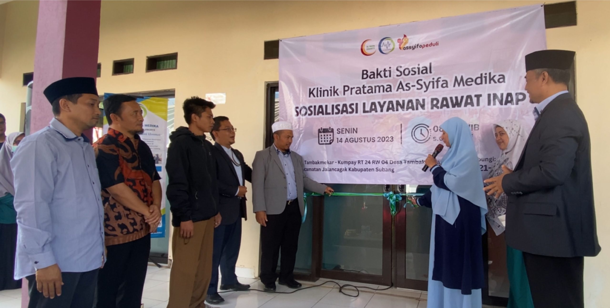 Khitan Gratis, Kegiatan Bakti Sosial Dalam Rangka Sosialisasi Rawat Inap Klinik Pratama As-Syifa Medika