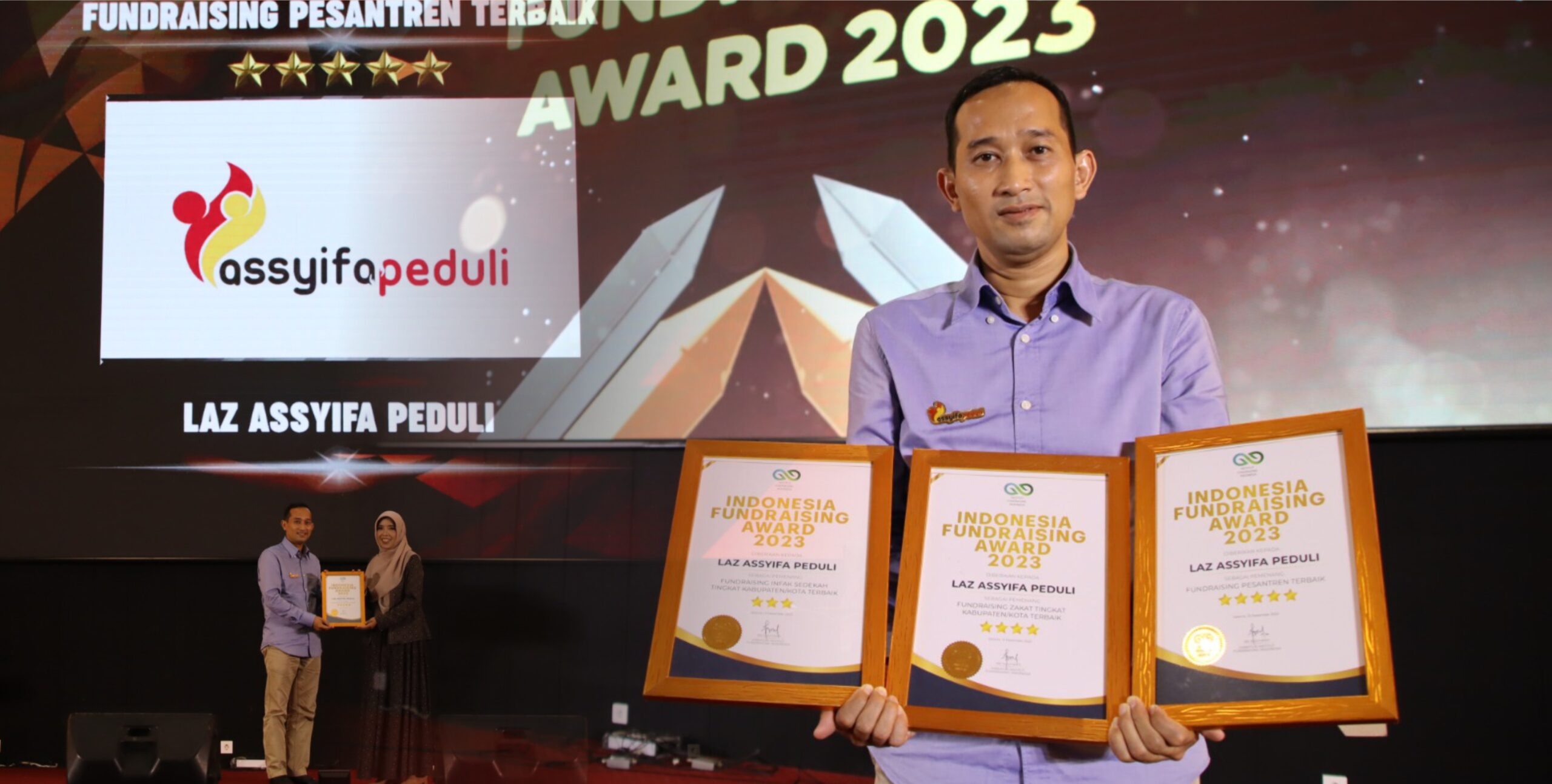 Wakili Subang, LAZ Assyifa Peduli Borong 3 Penghargaan di Indonesia Fundraising Award 2023