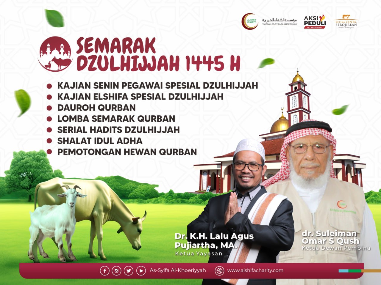 Ini Rangkaian Syiar Dzulhijjah 1445 Hijriyyah di As-Syifa